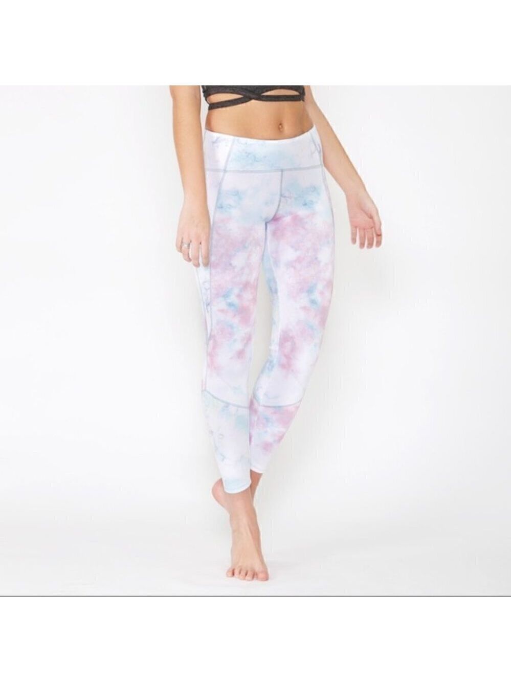 Free People Movement Roadrunner Legging in Tie-dye Cloud Print Size XS